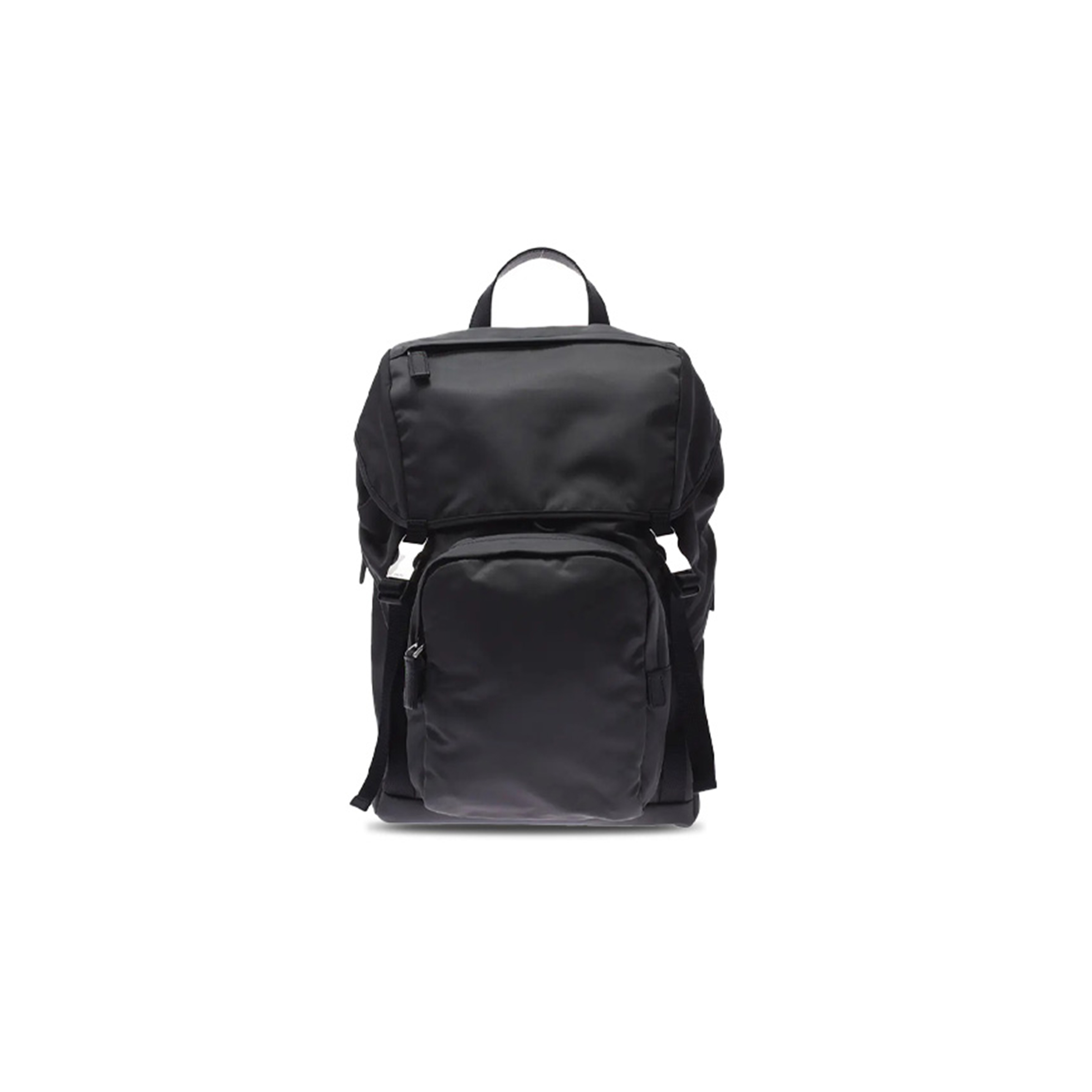 PRADA GRAY SILVER HARDWARE NYLON RUCKSACK DAYPACK 2VG0135 (45*27*17cm)